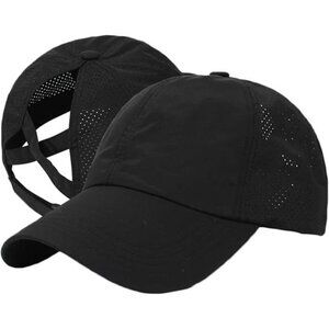 Cross Hat Womens Baseball Cap -Cross Ponytail Hat Baseball Cap